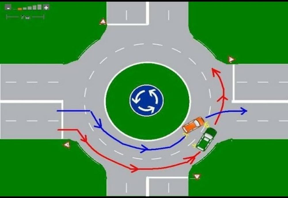 Definiție schimbată în Codul Rutier pentru clarificarea circulației în sensul giratoriu