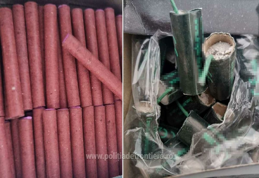 Peste 1.800 de articole pirotehnice descoperite la P.T.F Giurgiu