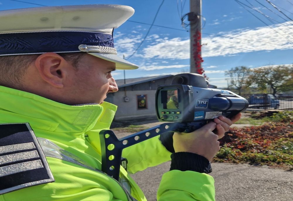 Acţiune a poliţiştilor giurgiuveni pentru impunerea regimului ilegal de viteză