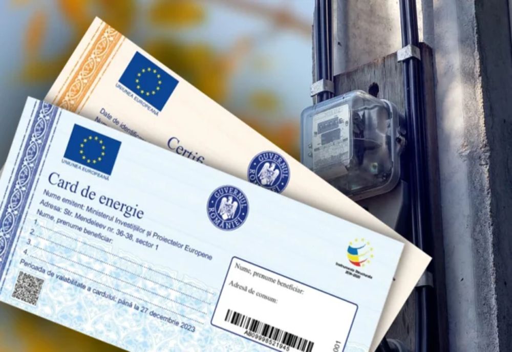 A început distribuirea cardurilor de energie