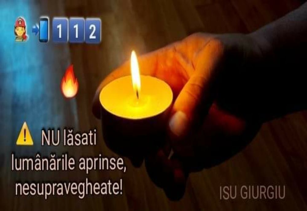Giurgiu. Incendiu la o casă din Călugăreni! Proprietarul a lăsat nesupravegheată o lumânare 