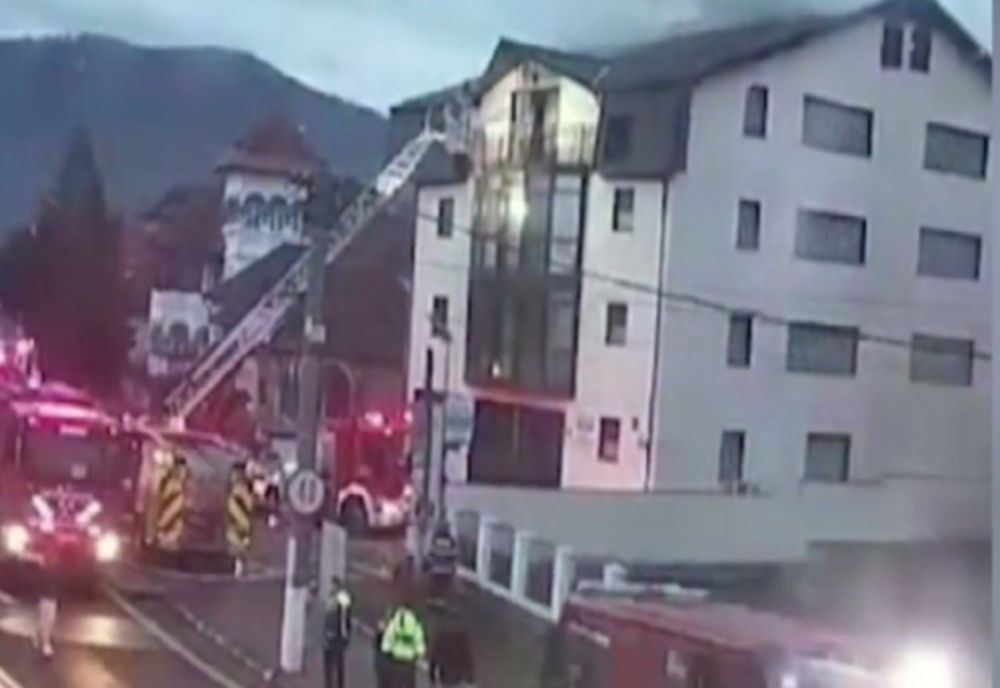 Incendiu la o pensiune din Călimănești! O persoană a murit, alte două au ajuns la spital