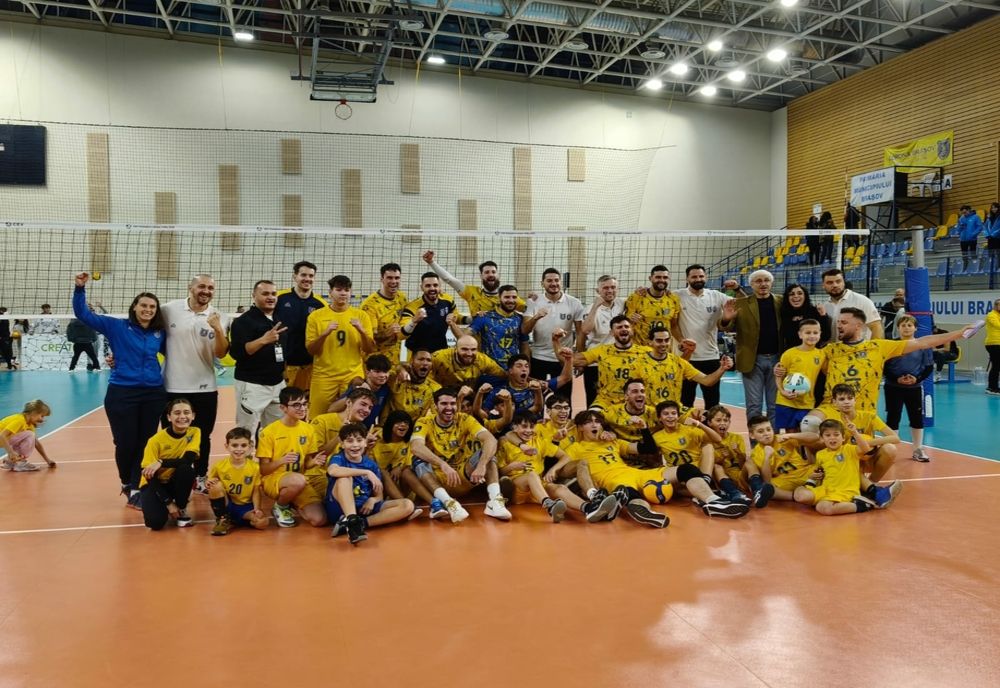 VOLEI MASCULIN: CORONA BRAȘOV ÎNVINGE PE TTU TALLINN, ÎN CUPA CEV