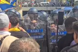 Ciocniri cu forțele de ordine, la mitingul de protest al fermierilor. În rândul manifestanților s-au strecurat instigatori – LIVE TEXT