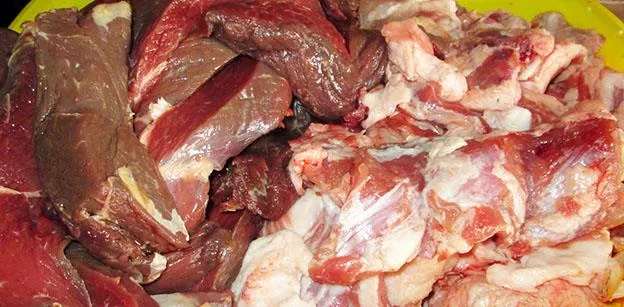 carne confiscata