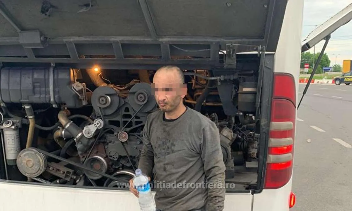 cetățean sirian depistat ascuns în PTF Giurgiu