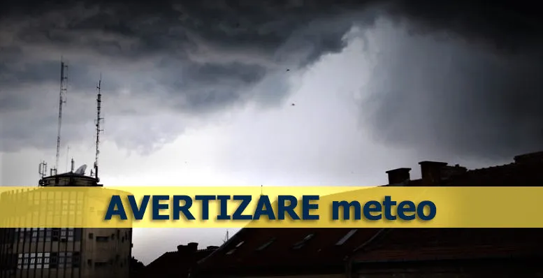 Avertizare de vreme severă