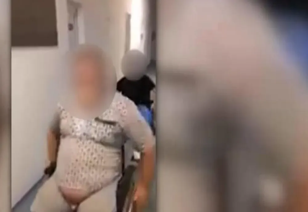 Pacienți infectați cu COVID-19, s-au luat la întrecere cu cărucioarele în Spitalul Județean Giurgiu
