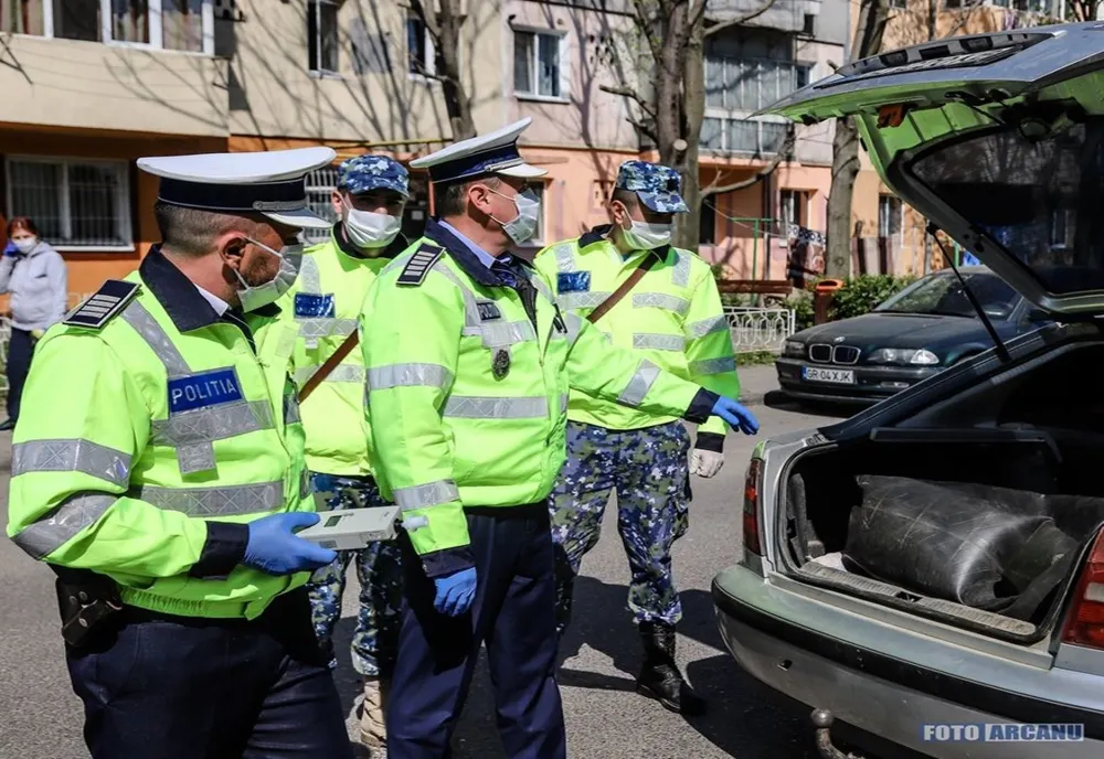 Polițiștii giurgiuveni continuă să dea amenzi pentru încălcarea restricțiilor