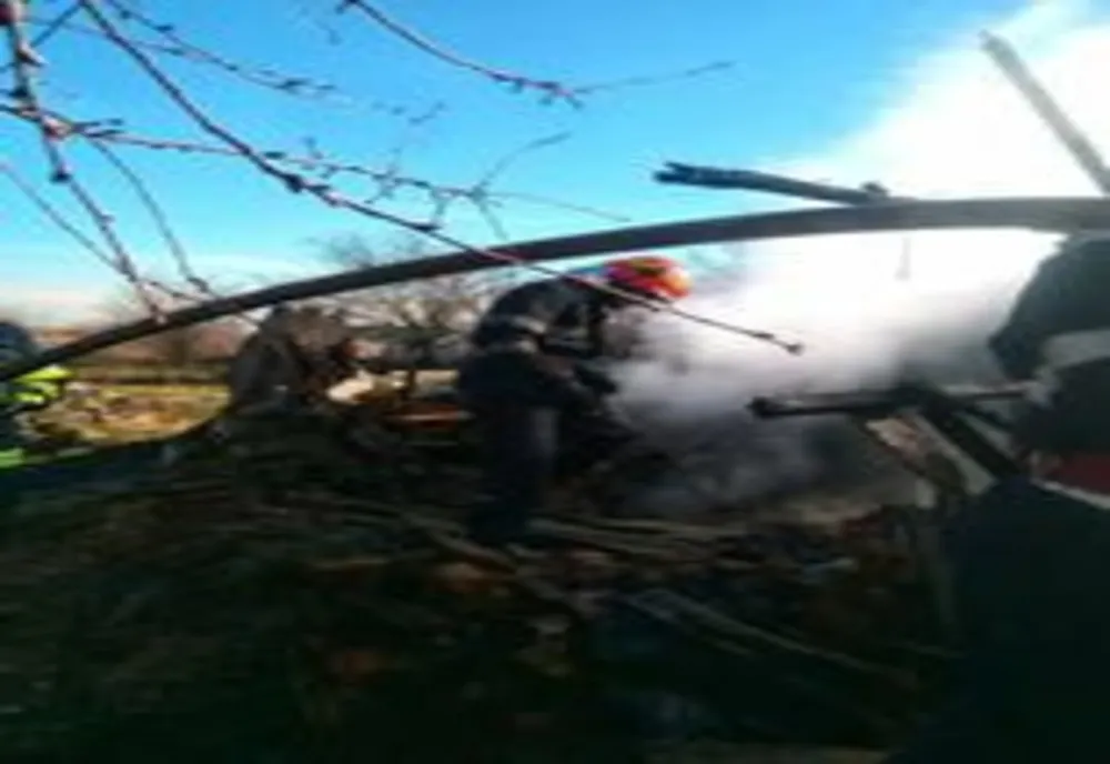 Incendiu într-o gospodărie din localitatea Poșta