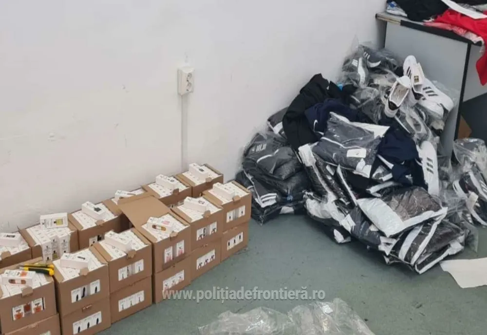 Bunuri contrafăcute cu o valoare estimativă de 339.600 lei, confiscate de polițiștii de frontieră de la Giurgiu