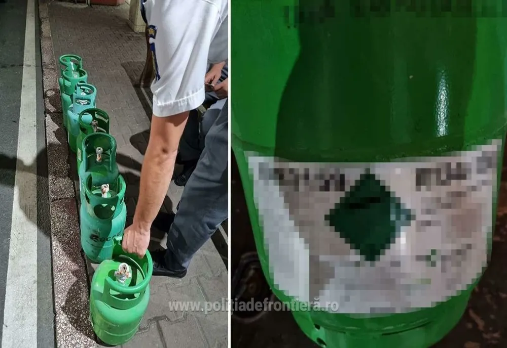 Butelii cu substanță periculoasă, fără autorizație, descoperite la Vama Giurgiu