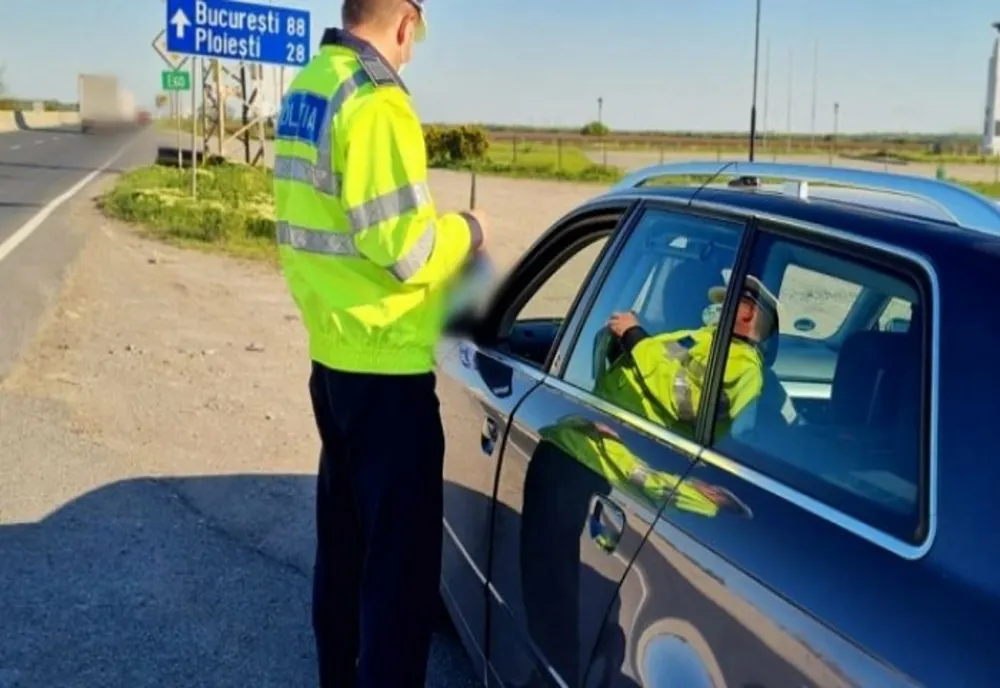 Razie de amploare a polițiștilor în județul Giurgiu. A curs cu amenzi