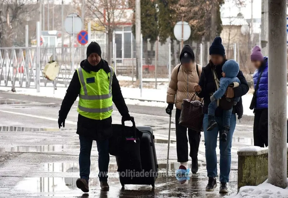 21.003 cetăţeni ucraineni au intrat în România pe 10 martie