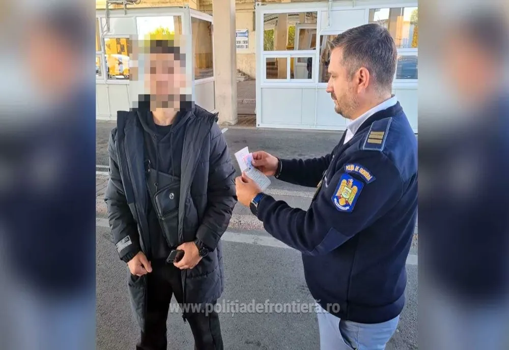 Cetăţean iranian cu un permis de ședere belgian fals total, depistat în P.T.F. Giurgiu