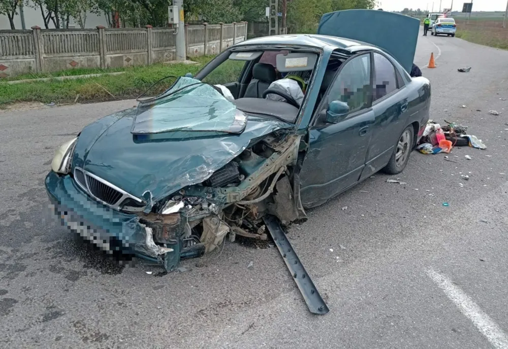Accident rutier pe DN 5 C, în Găujani. Două persoane au avut nevoie de îngrijiri medicale