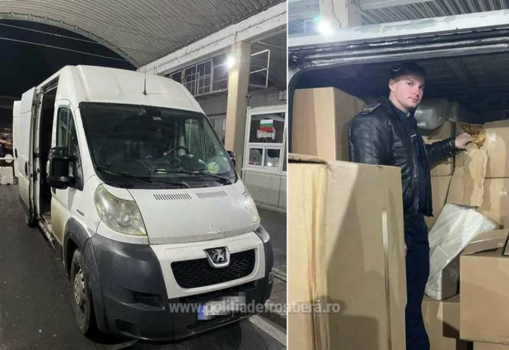 Giurgiu. Cetăţean bulgar, cercetat după ce a încercat să introducă în România aproape o tonă de tutun, fără documente 