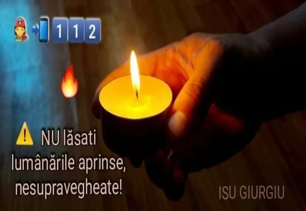 Giurgiu. Incendiu la o casă din Călugăreni! Proprietarul a lăsat nesupravegheată o lumânare