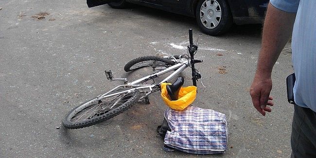 biciclist accidentat