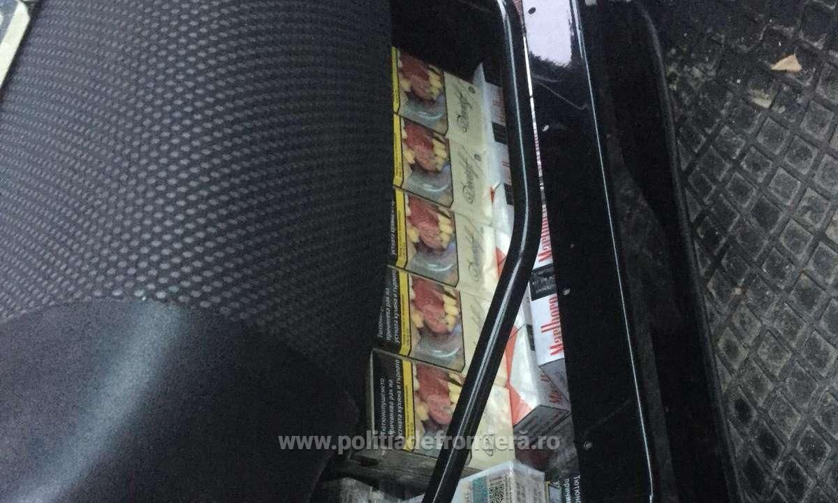 țigări confiscate în PTF Giurgiu