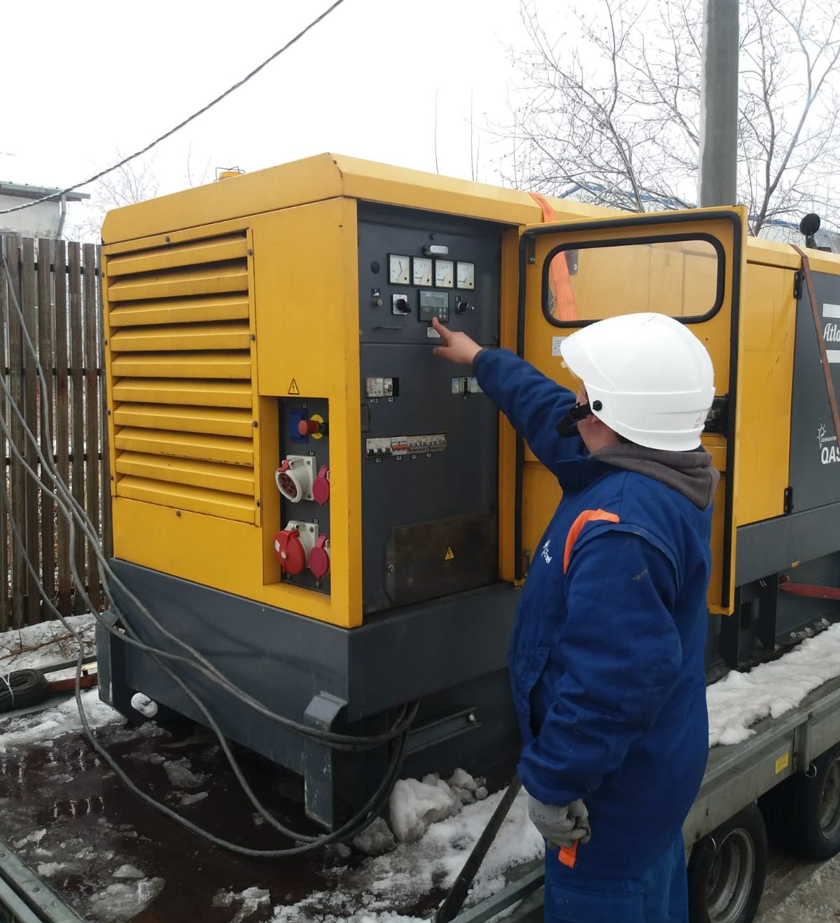 Montare grup electrogen