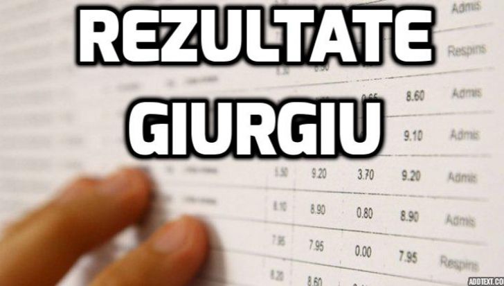 rezultate simulare evaluare națională 2019 Giurgiu