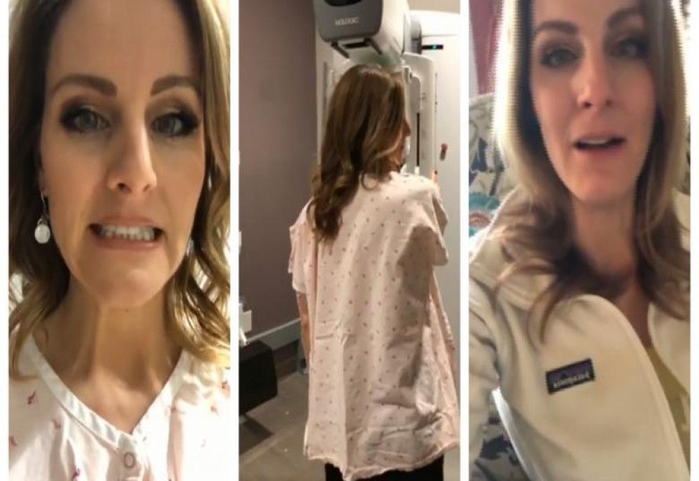  O jurnalistă a descoperit că are cancer la sân, în direct, în timp ce filma cum se desfășoară o mamografie 