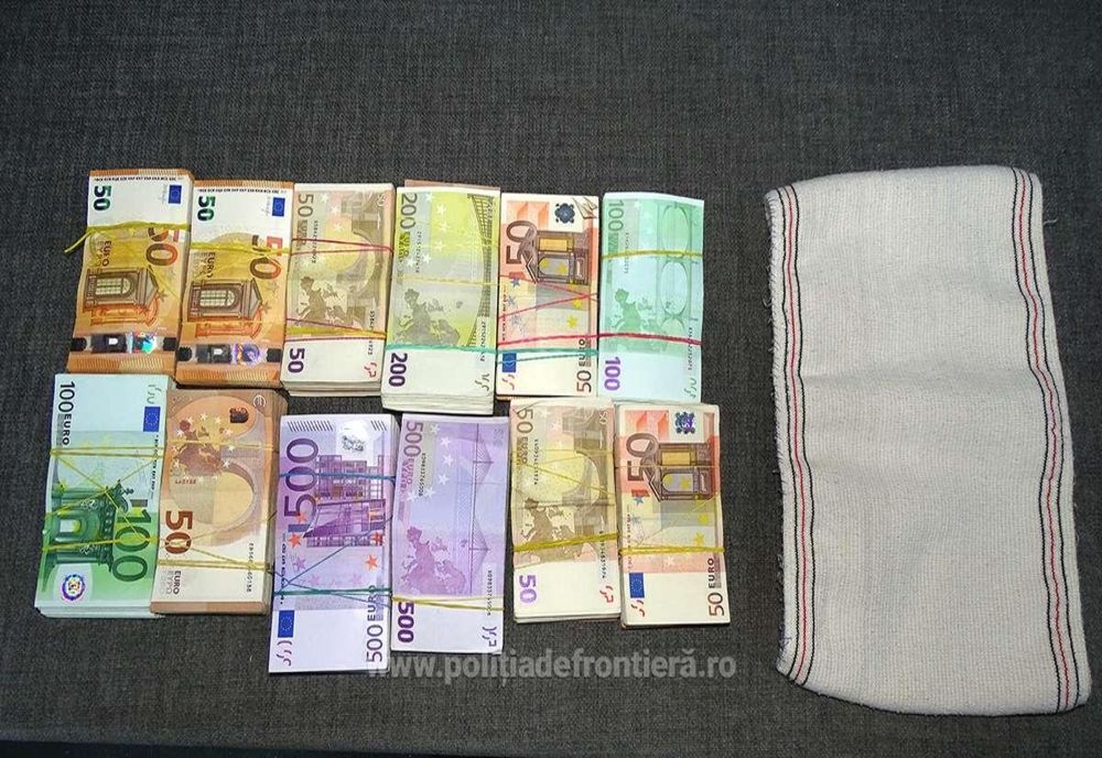 Soția româncă a unui sirian, prinsă cu circa 250.000 de euro. la frontieră
