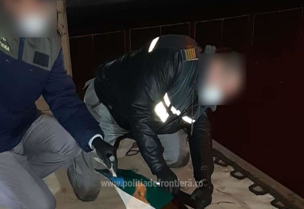 Trei cetăţeni din Maroc şi unul din Siria, ascunși într-un camion încărcat cu aragazuri, depistaţi la P.T.F. Giurgiu