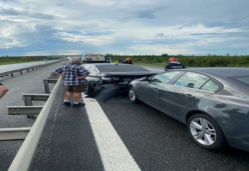 Tamponări în lanț pe Autostrada A1 din cauza condițiilor meteo nefavorabile
