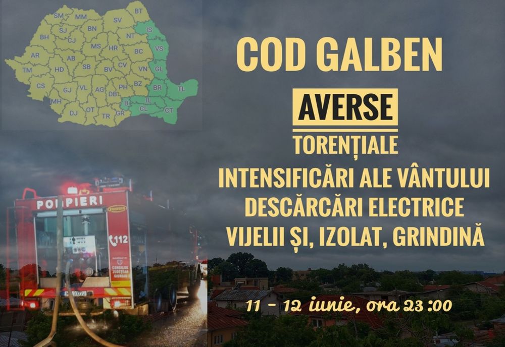 "Nu traversați râurile prin apă și nu vă apropiați de malurile acestora". Ce recomandă ISU Giurgiu 