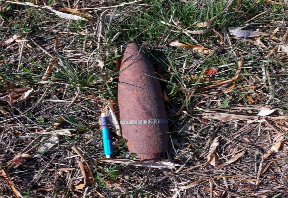 Muniție neexplodată, în localitatea Băneasa