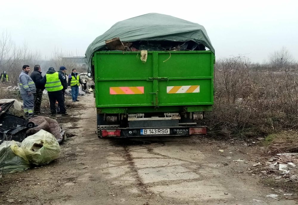Fosta Platformă 2 a Combinatului Chimic Giurgiu, curățată de deșeuri