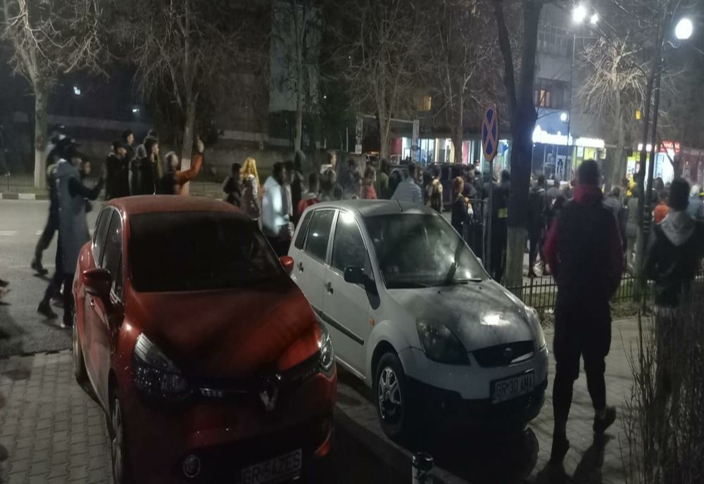 A treia seară de proteste, la Giurgiu. Numărul protestatarilor a scăzut 