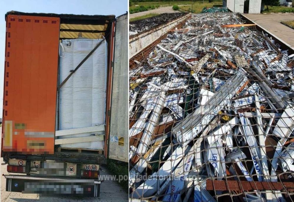 Peste 77 de tone de deșeuri din diferite materiale, oprite la PTF Giurgiu