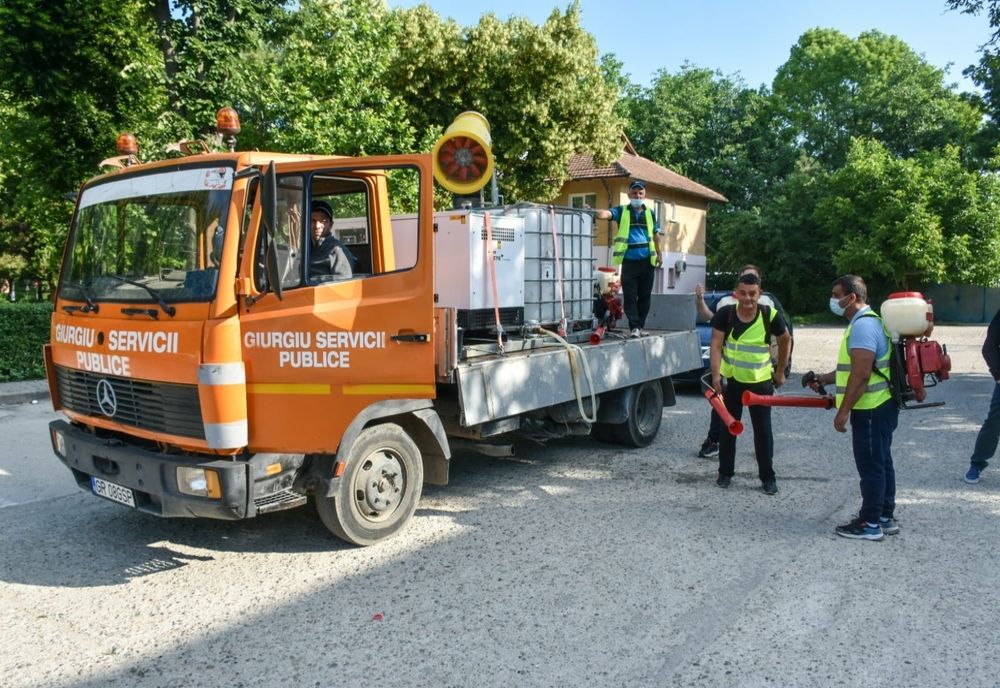 Acțiunea de dezinsecție continuă, la Giurgiu. Unde se efectuează tratamentele