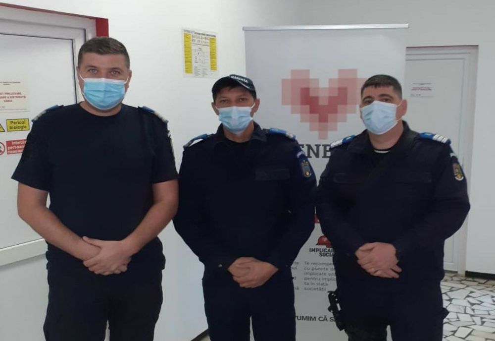 Jandarmii giurgiuveni, campanie donare sânge