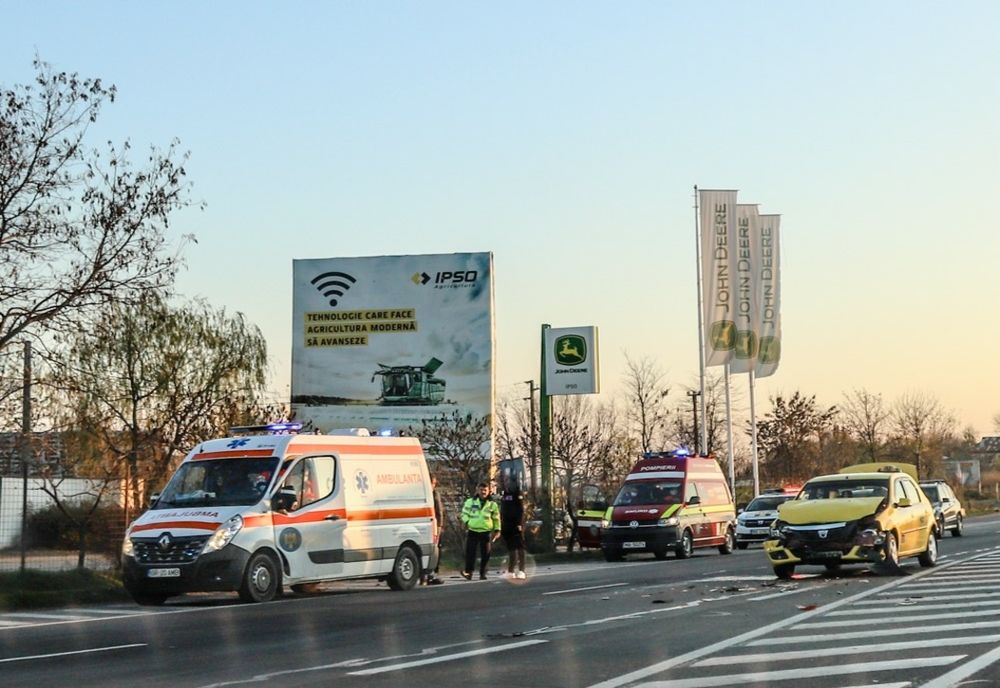 Accident rutier pe DN 5, la Bibiţa! Unul dintre conducătorii auto implicaţi nu avea permis de conducere 