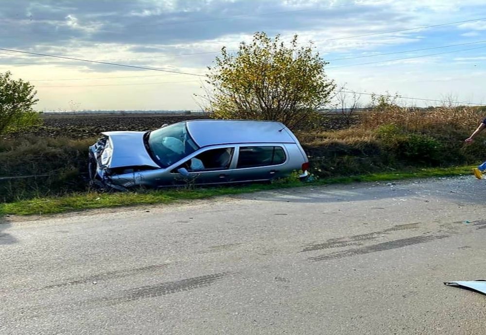 Accident rutier la ieşire din Bălanu. Doi bărbaţi au fost răniţi