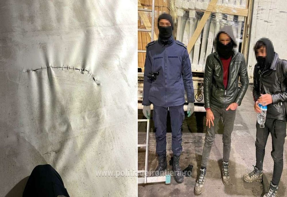 Giurgiu. Doi tineri afgani, descoperiți într-un tir turcesc, printre materiale plastice