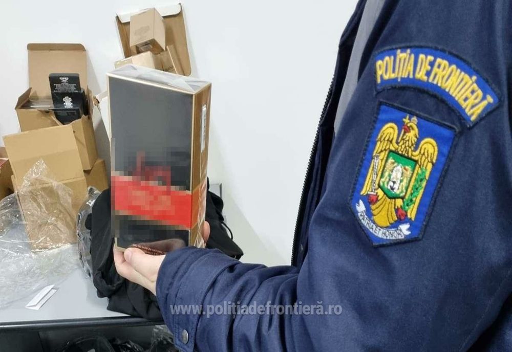 Produse contrafăcute în valoare de aproximativ jumătate de miliard de lei, descoperite la PTF Giurgiu
