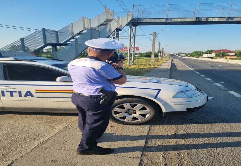 Giurgiu. Vitezomani prinşi pe DN 5, amendaţi de poliţişti