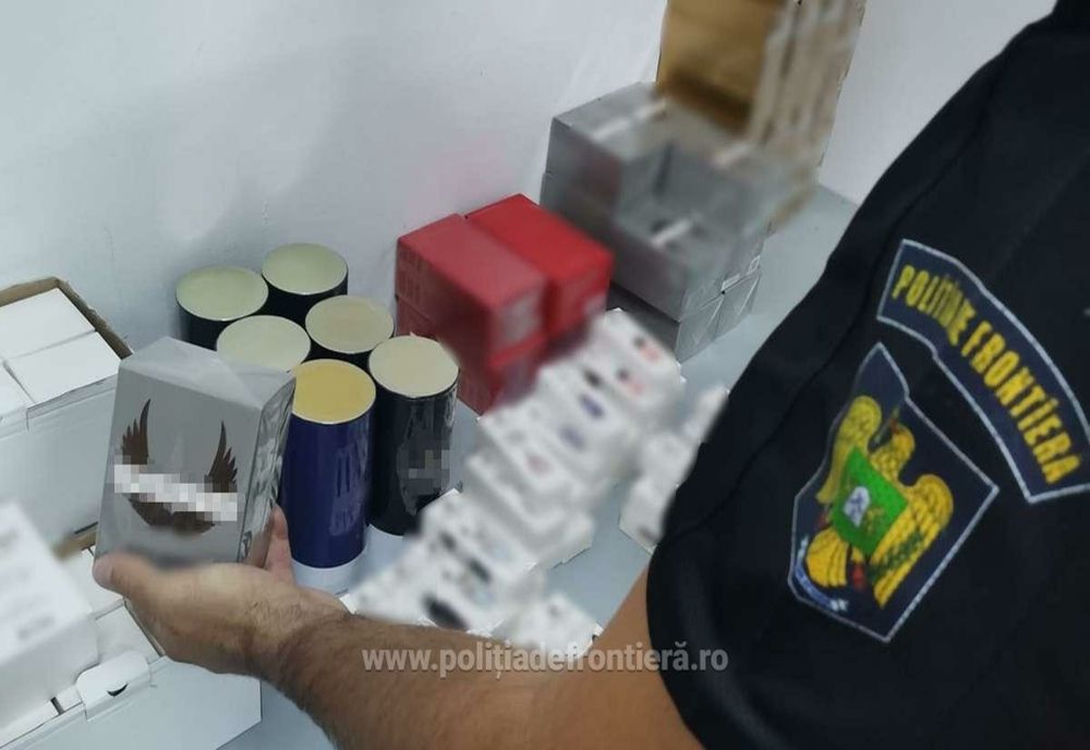 Parfumuri susceptibile a fi contrafăcute, estimate la 40.000 lei, descoperite la P.T.F Giurgiu