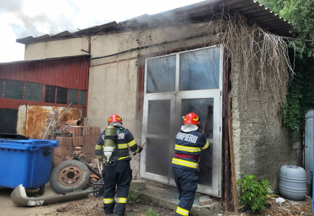 Incendiu la Motelul Prietenia din Giurgiu