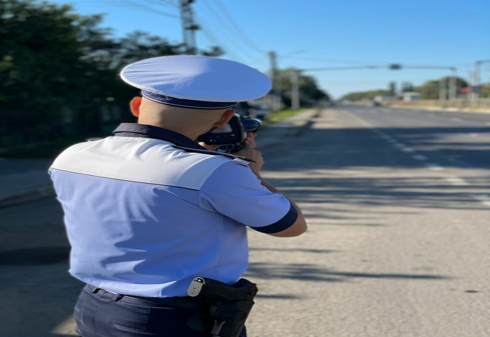 Giurgiu. Acţiune rutieră pe linie de viteză, în cascadă
