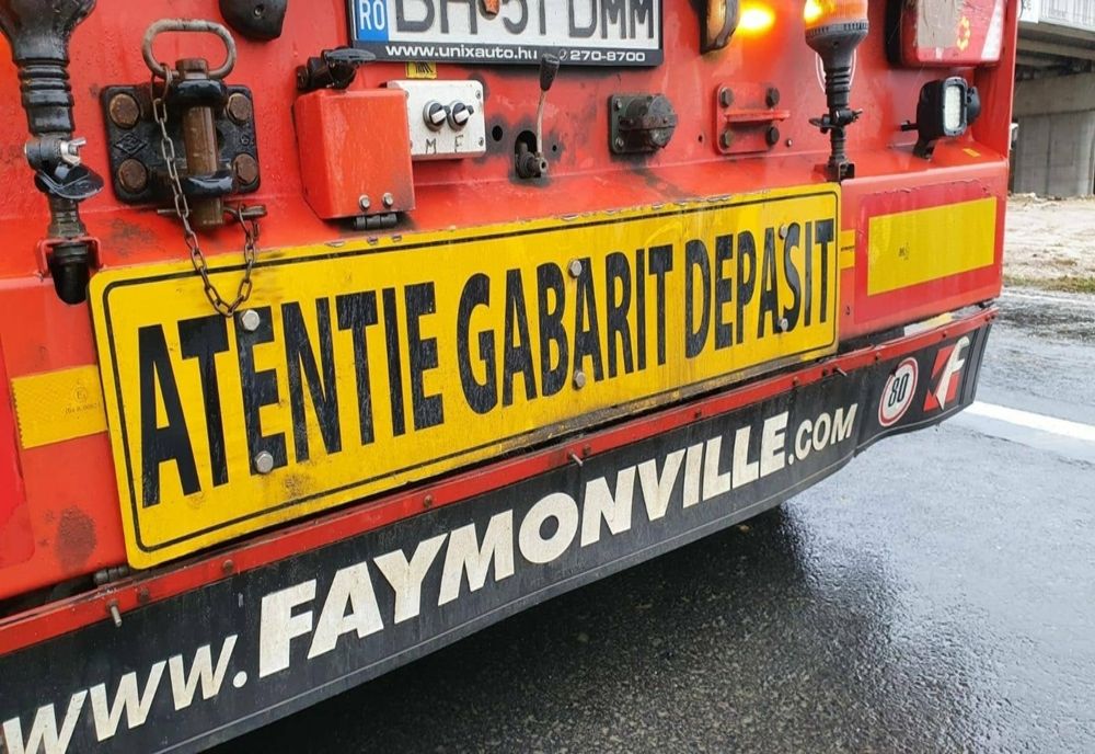 Giurgiu. Transport agabaritic. Restricţii de trafic pe mai multe artere rutiere din judeţ