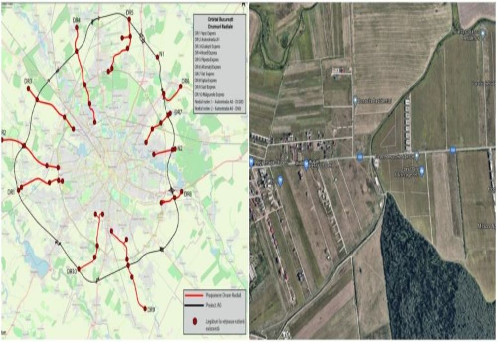 Dosar “București Orbital”(II) | Drumul Radial 2, A1 București-Pitești, la șase benzi și dincolo de Bolintin-Deal