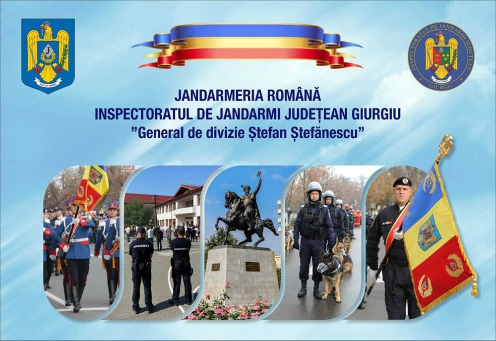 Jandarmii giurgiuveni vă invită la ziua lor. Ce evenimente vor organiza