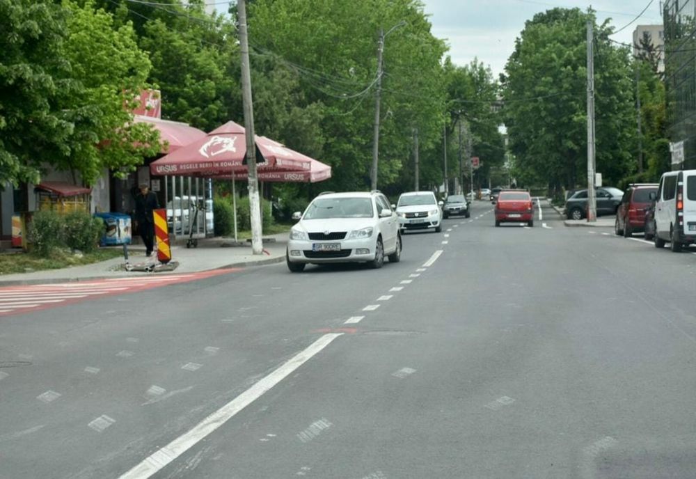Cum s-au trasat marcajele rutiere pe străzile reabilitate din bani europeni. Autorităţile dau vina pe şoferi
