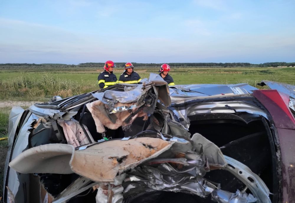 Tragedie în Giurgiu! Două persoane au decedat într-un accident produs pe DN 5